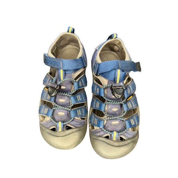 KEEN Blue Depths Toddler Boy Gargoyle Newport H2 Outdoor Hiking Sandals Size 3 - Picture 1 of 6